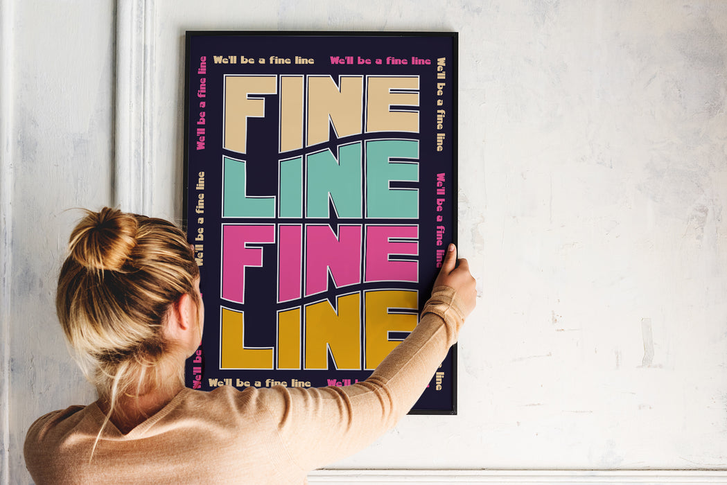 Fine Line Harry Style Album Poster | Printable Song Wall Art Lyric Print