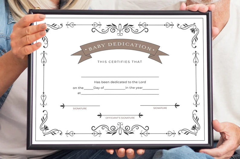 Printable Baby Dedication Certificate Template — Posh Park printable-baby-dedication-certificate-template-posh-park