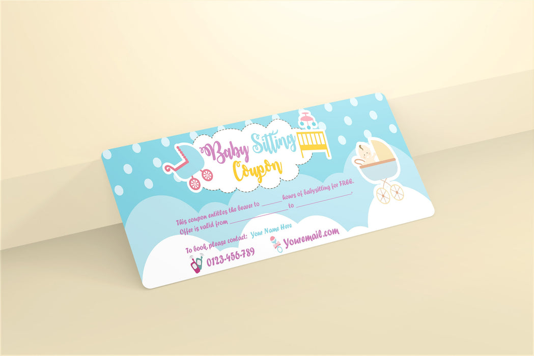 EDITABLE Baby Sitting Coupon Template | PRINTABLE Babysitter Voucher T — Posh Park editable-baby-sitting-coupon-template-printable-babysitter-voucher-t-posh-park