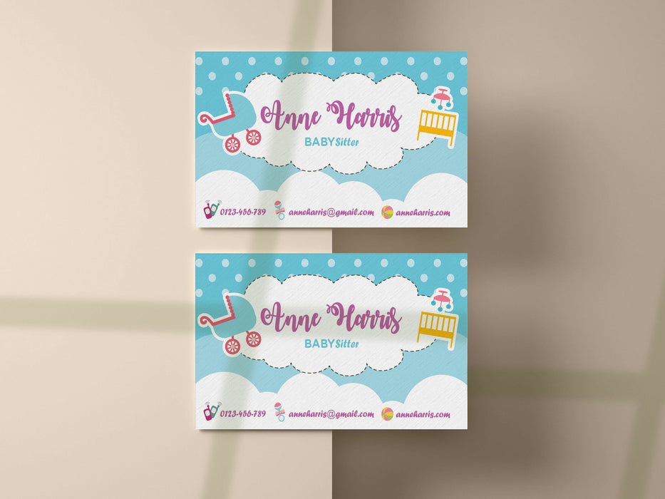 Printable Babysitting Business Cards