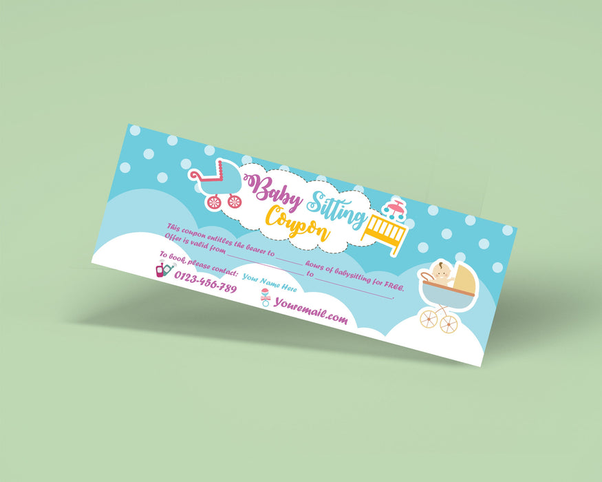 EDITABLE Baby Sitting Coupon Template | PRINTABLE Babysitter Voucher T — Posh Park editable-baby-sitting-coupon-template-printable-babysitter-voucher-t-posh-park
