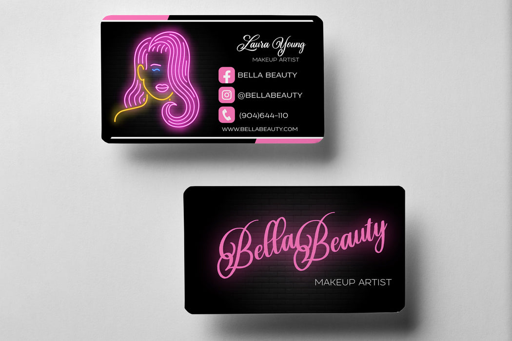makeup business cards