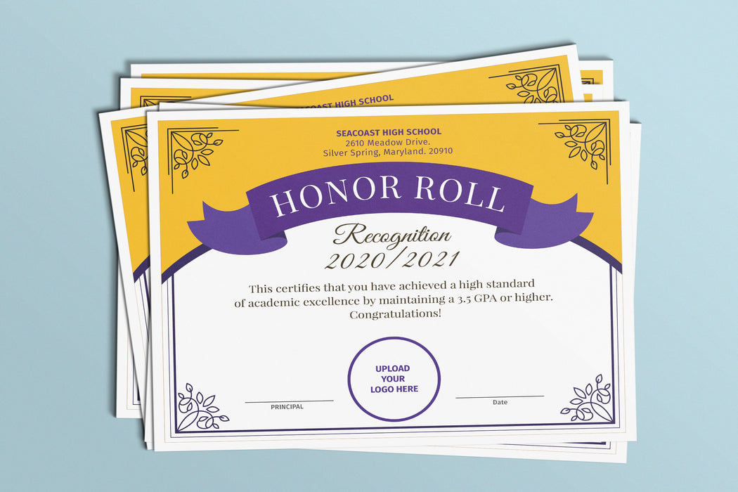 Downloadable Certificate of Recognition Template, Editable Certificate of Completion, Digital Certificate Download