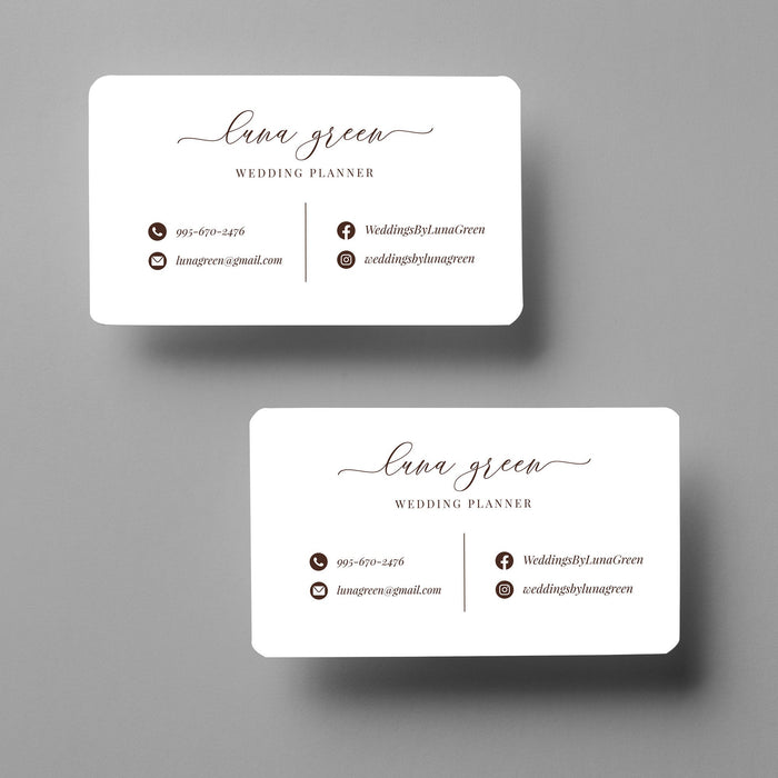 Downloadable Minimalist Business Cards Template,  DIY Business Cards Design, Editable Business Cards Template, PDF Personalized Business Cards