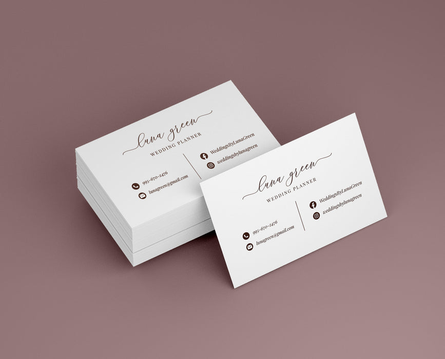 Downloadable Minimalist Business Card and Thank You Card Template, Printable Business Thank You & Editable Business Cards Template, PDF Personalized Business Cards