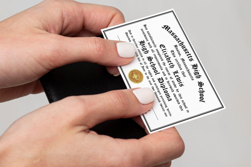 DIY Editable Mini High School Diploma Template Posh Park DIY Editable Mini High School Diploma Template Posh Park