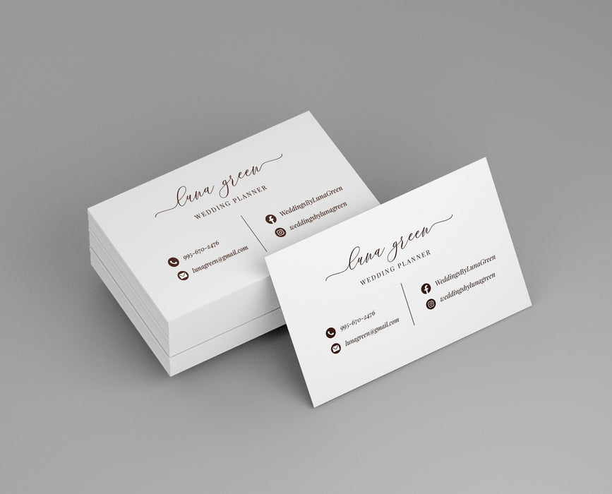 Downloadable Minimalist Business Cards Template,  DIY Business Cards Design, Editable Business Cards Template, PDF Personalized Business Cards