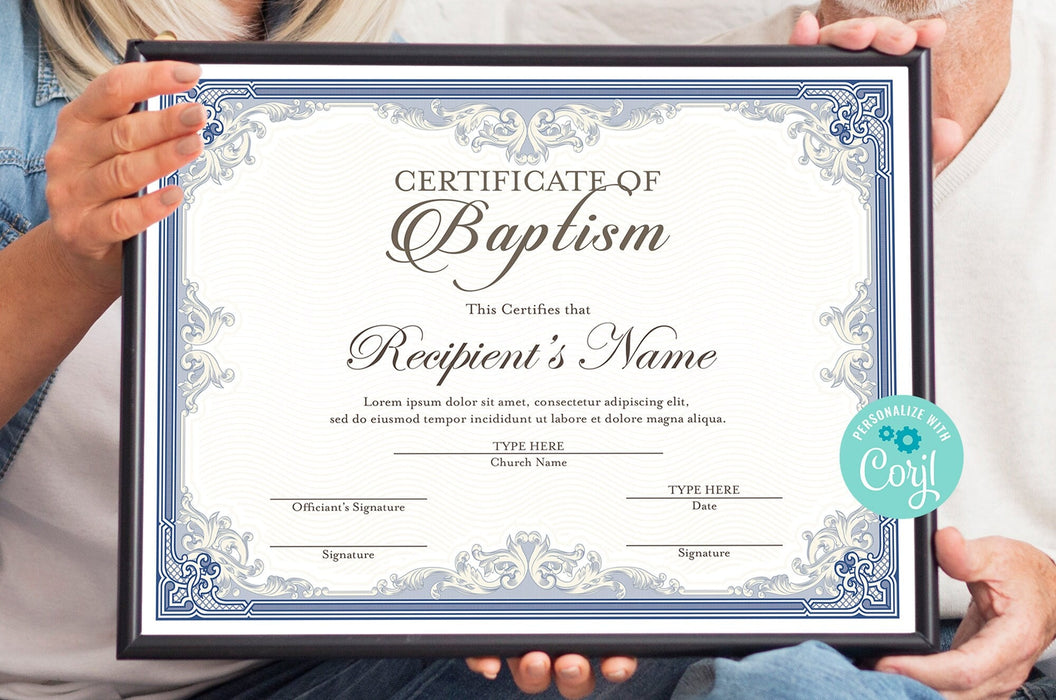 editable-certificate-of-baptism-blue-diy-baptism-template-downloadab-posh-park for Free Printable Certificate Of Baptism Editable Certificate of Baptism, Blue DIY Baptism Template, Downloadab — Posh Park for Free Printable Certificate Of Baptism