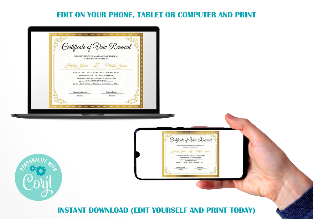 golden-vow-renewal-certificate-template-posh-park for Free Printable Renewal Of Marriage Vows Certificate Golden Vow Renewal Certificate Template — Posh Park for Free Printable Renewal Of Marriage Vows Certificate