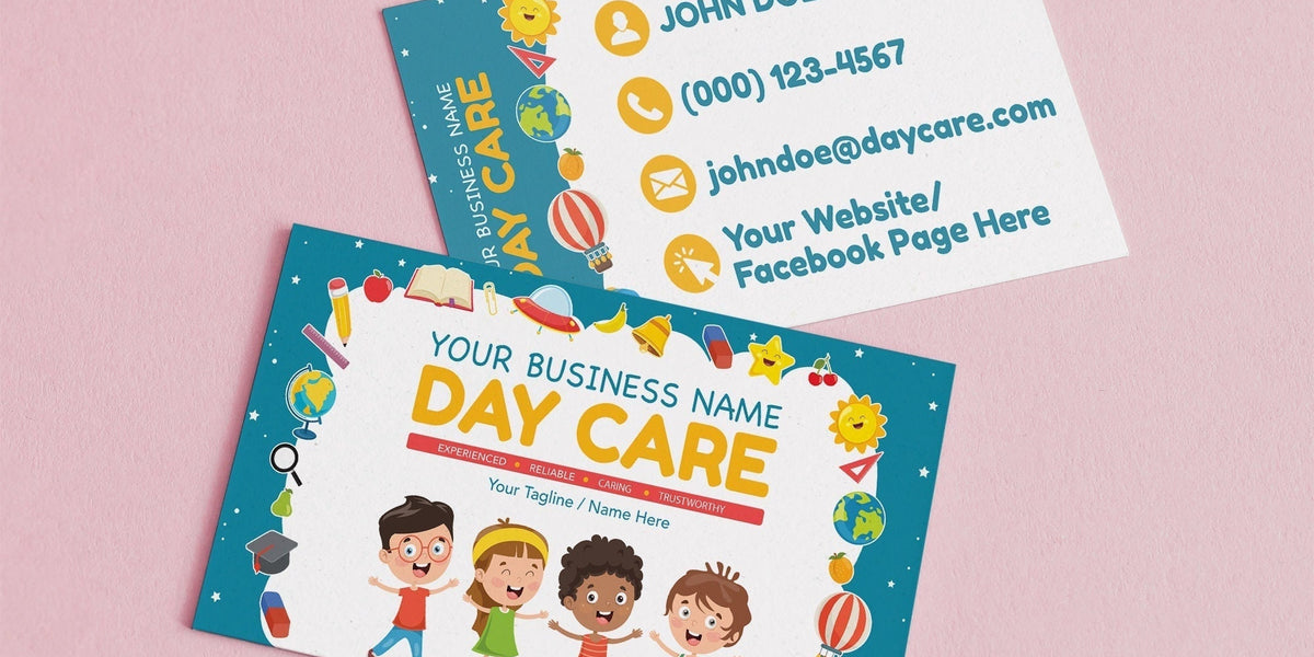 babysitting business cards templates free printable