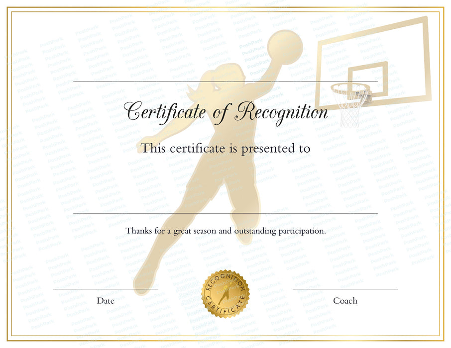 16 PRINTABLE End of Season Basketball Award Certificates for Girls - Posh Park 16-printable-end-of-season-basketball-award-certificates-for-girls-posh-park