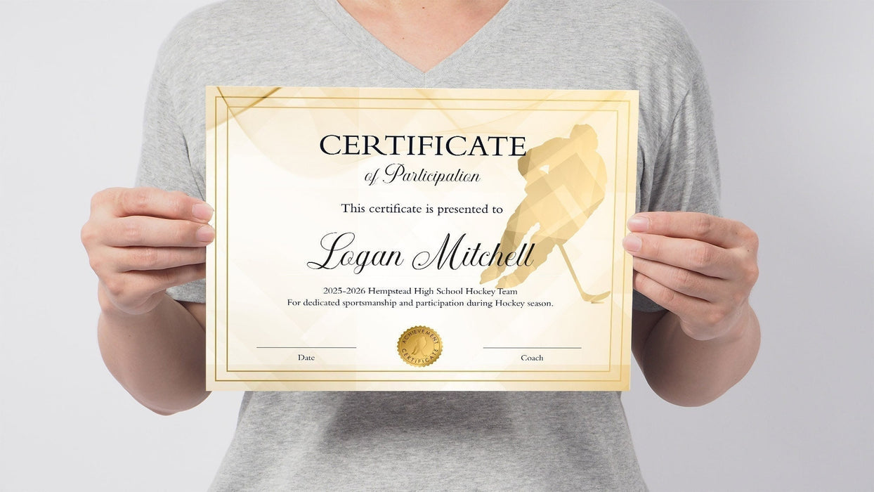 Editable Hockey Certificate, Downloadable Printable Hockey Award — Posh Park editable-hockey-certificate-downloadable-printable-hockey-award-posh-park