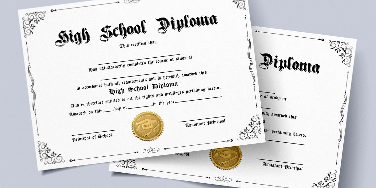 Printable PDF High School Homeschool Diploma Certificate Template ...