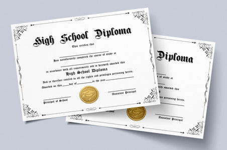 Printable PDF High School Homeschool Diploma Certificate Template ...