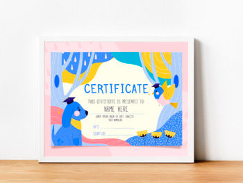 FREE Super Cute Certificate Graduation Kindergarten for Kids Template
